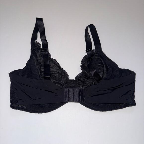 Calvin Klein Lace Underwire Bra (Black) Women’s Size 36DD Sheer Unlined - Picture 3 of 10